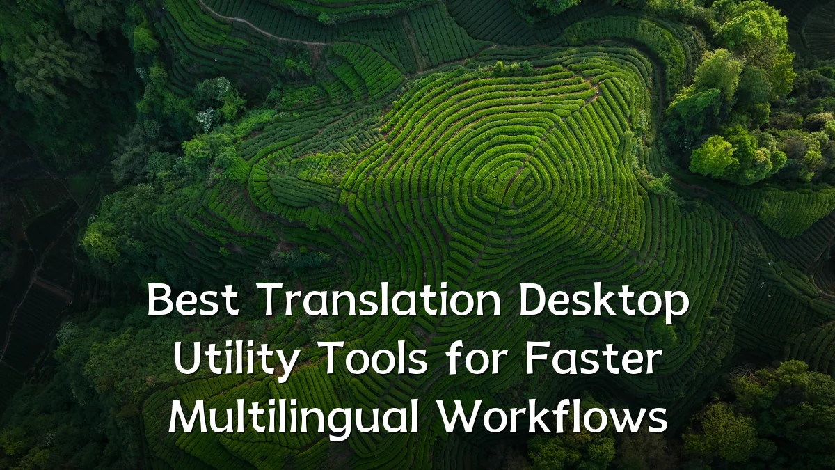 Best Translation Desktop Utility Tools for Faster Multilingual Workflows