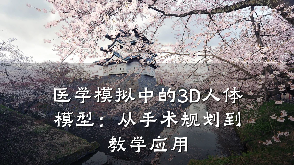 医学模拟中的3D人体模型:从手术规划到教学应用