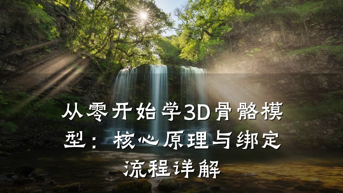 从零开始学3D骨骼模型:核心原理与绑定流程详解
