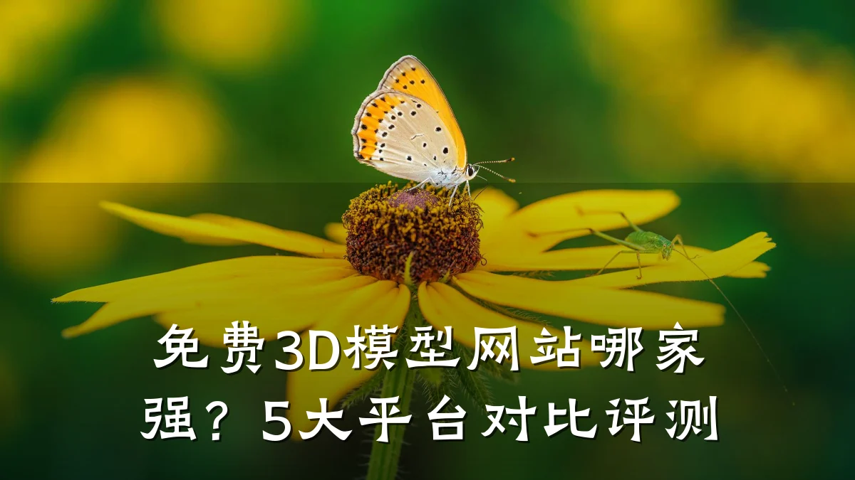 免费3D模型网站哪家强?5大平台对比评测