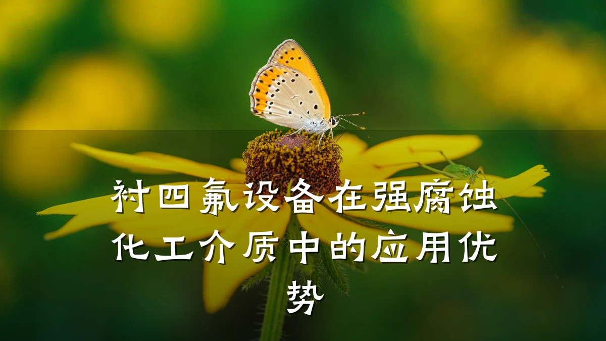 衬四氟设备在强腐蚀化工介质中的应用优势